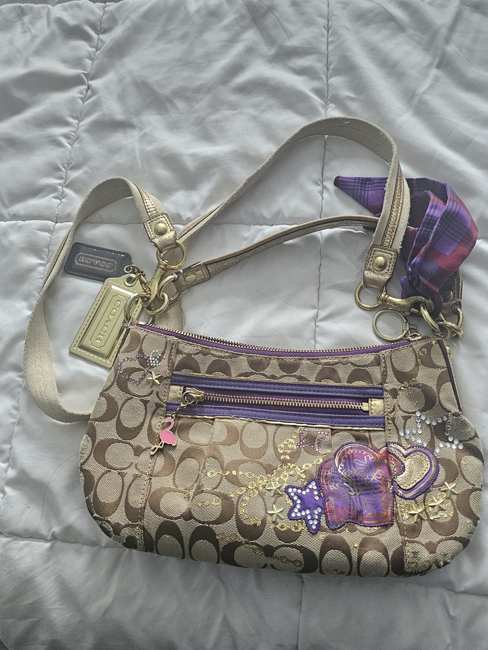Vintage Coach Poppy Shoulder Bag
